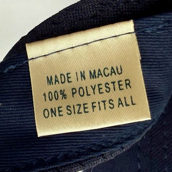 University of California Bears‎ Visor OSFA Hat Cap Vintage Navy Blue & Gold - Picture 7 of 7